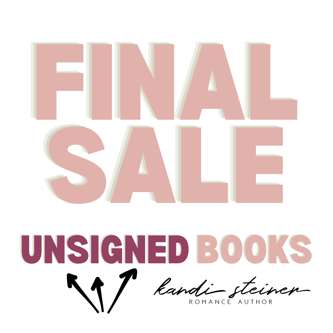 Final Sale UNSIGNED Books