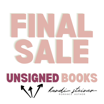 Final Sale UNSIGNED Books