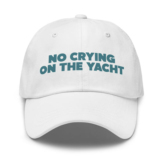 "No Crying on the Yacht" Dad hat